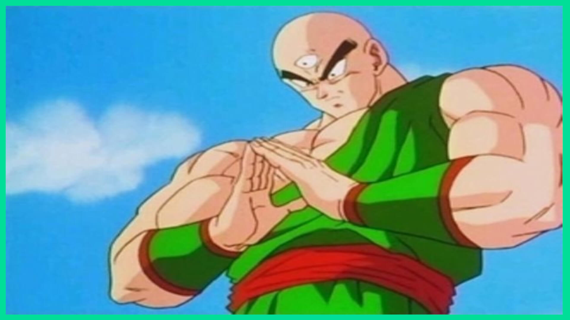 天津飯のセル画になります。 名作アニメ「ドラゴンボール」「天津飯